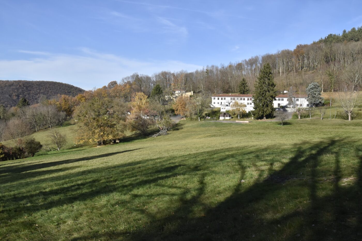View of the site entrance